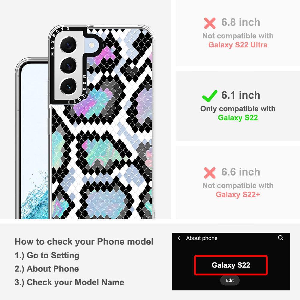 Aurora Snake Print Phone Case - Samsung Galaxy S22 Case - MOSNOVO