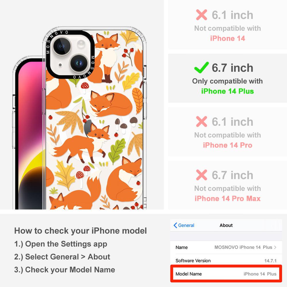 Autumn Fox Phone Case - iPhone 14 Plus Case - MOSNOVO