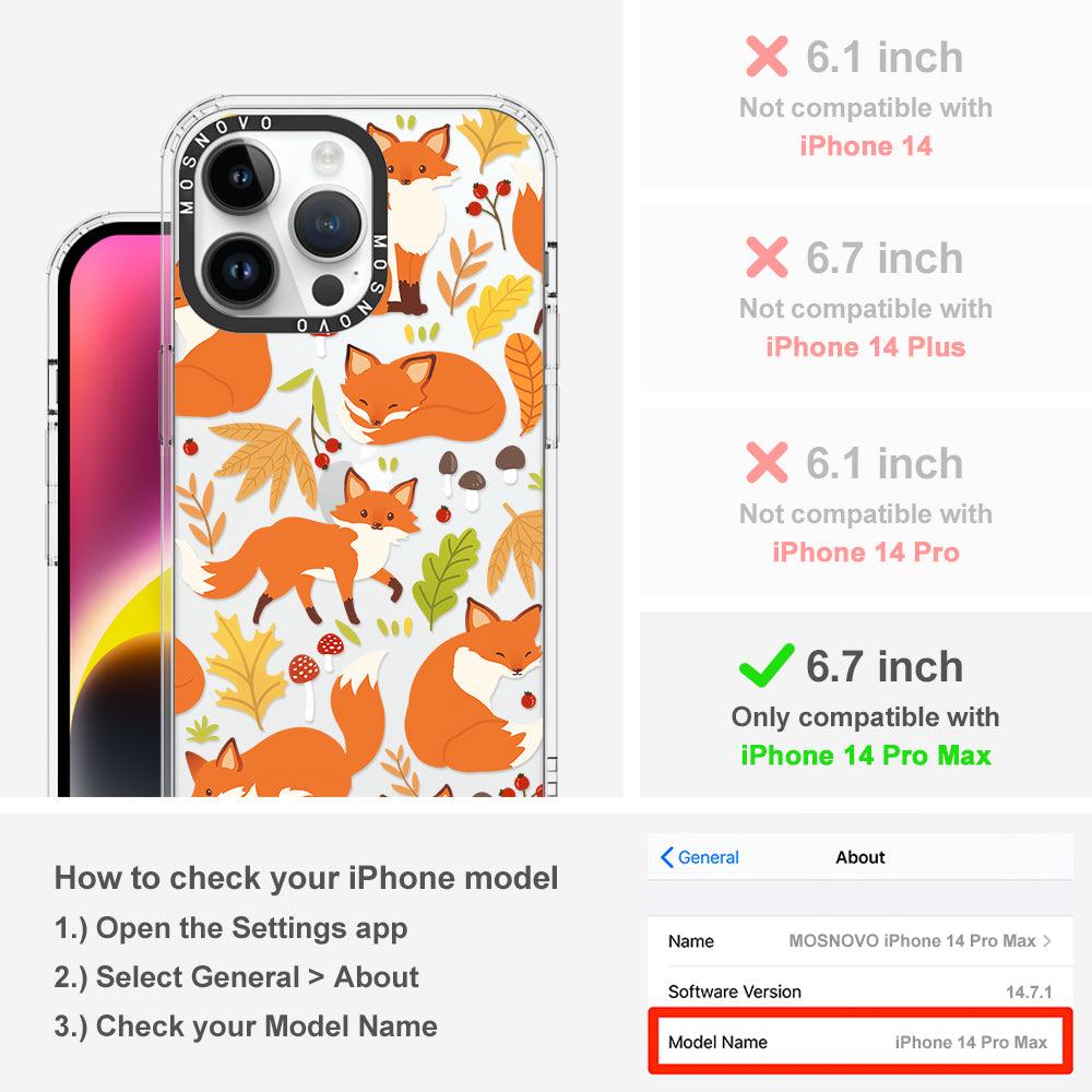 Autumn Fox Phone Case - iPhone 14 Pro Max Case - MOSNOVO