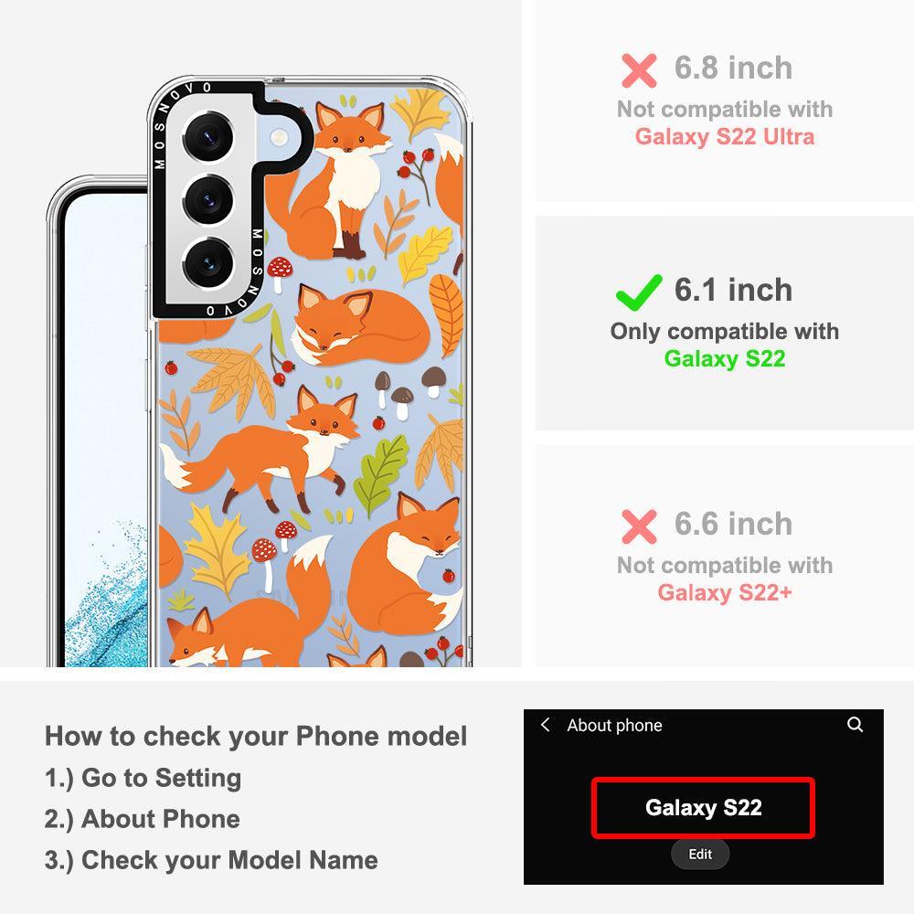 Autumn Fox Phone Case - Samsung Galaxy S22 Case - MOSNOVO