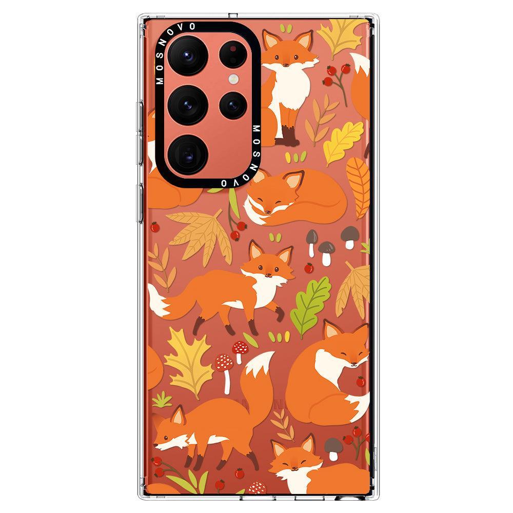 Autumn Fox Phone Case - Samsung Galaxy S22 Ultra Case - MOSNOVO