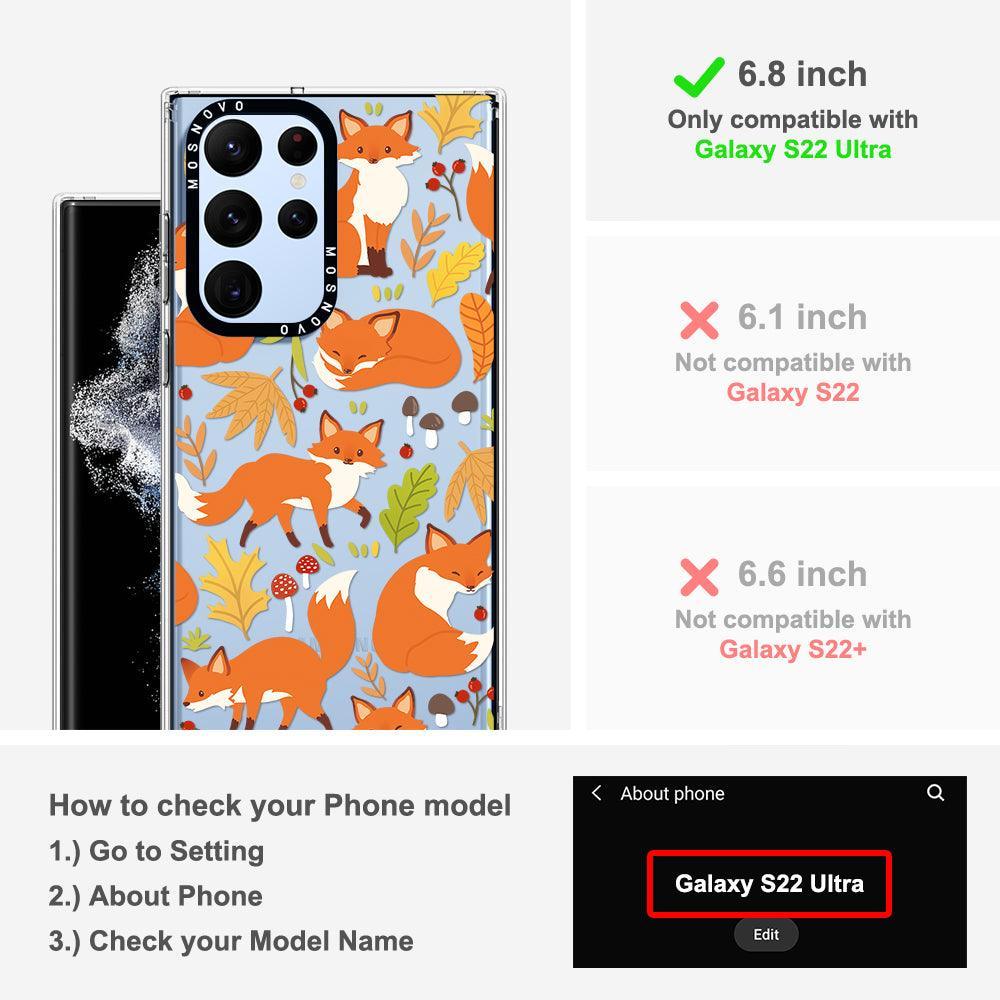 Autumn Fox Phone Case - Samsung Galaxy S22 Ultra Case - MOSNOVO