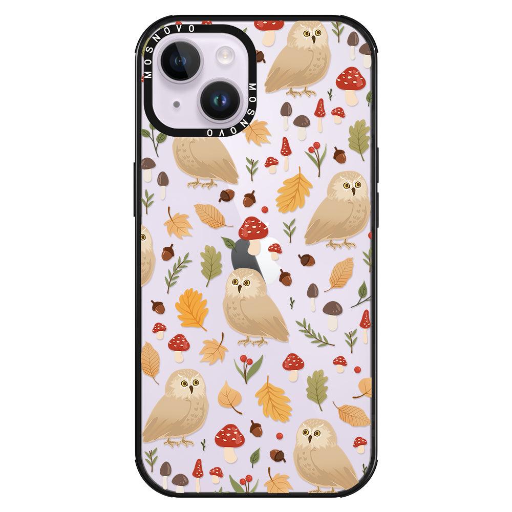 Autumn Owl Phone Case - iPhone 14 Plus Case - MOSNOVO