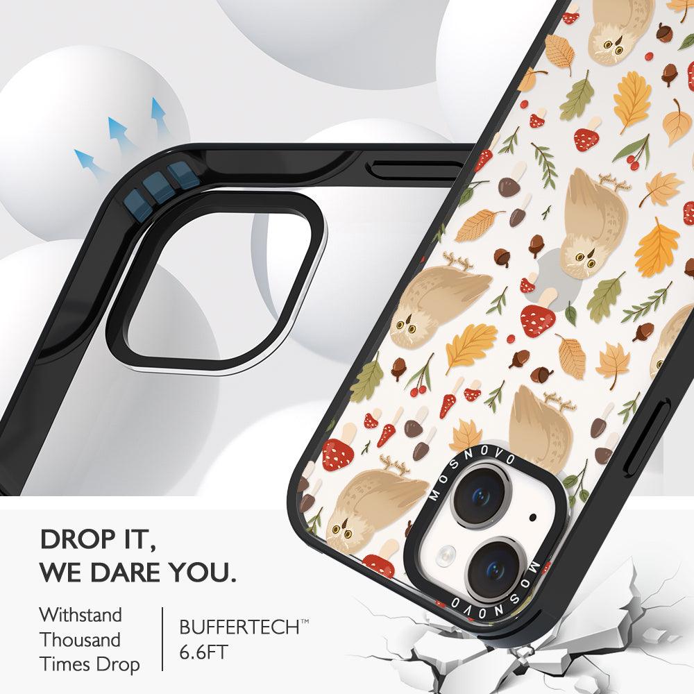 Autumn Owl Phone Case - iPhone 14 Plus Case - MOSNOVO