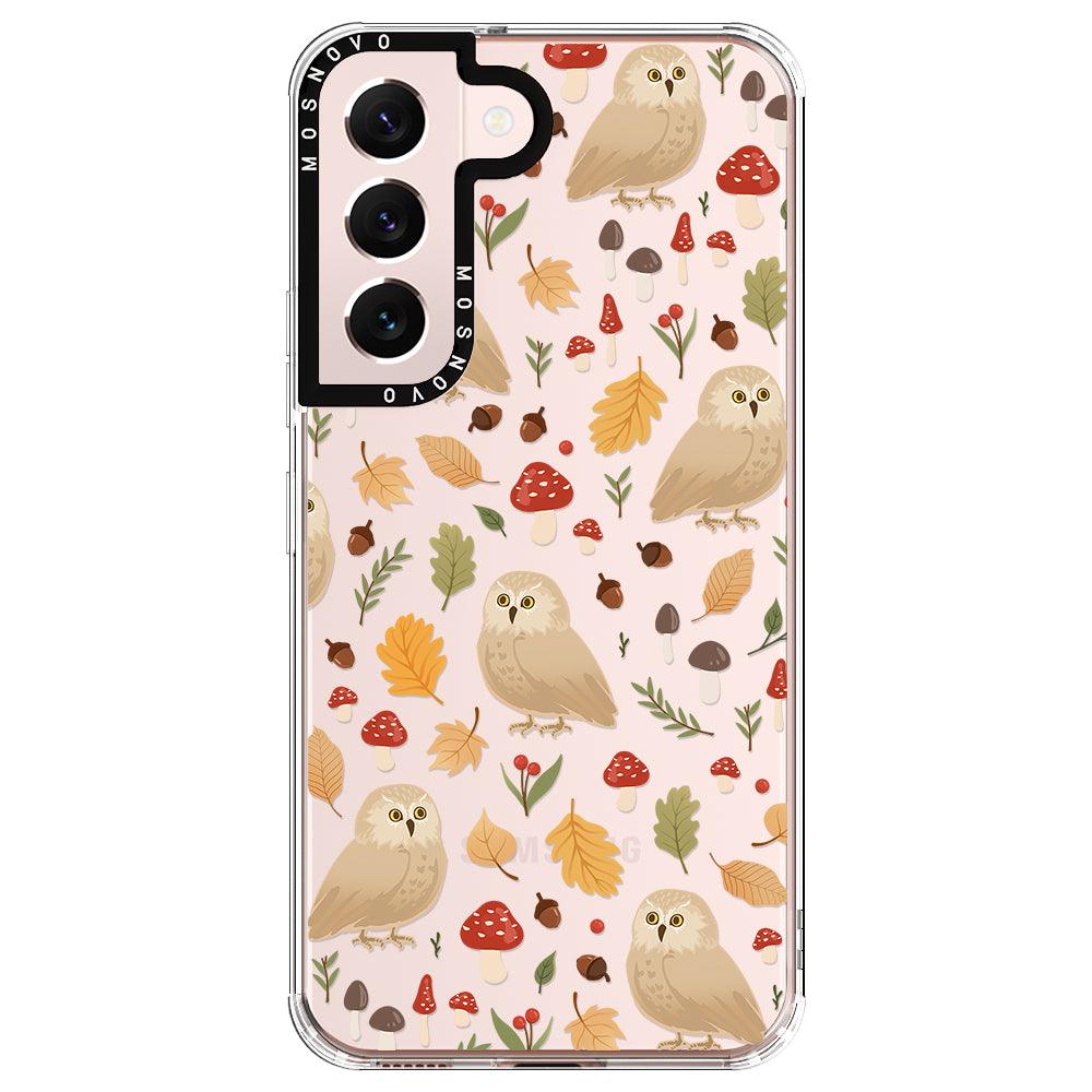 Autumn Owl Phone Case - Samsung Galaxy S22 Case - MOSNOVO