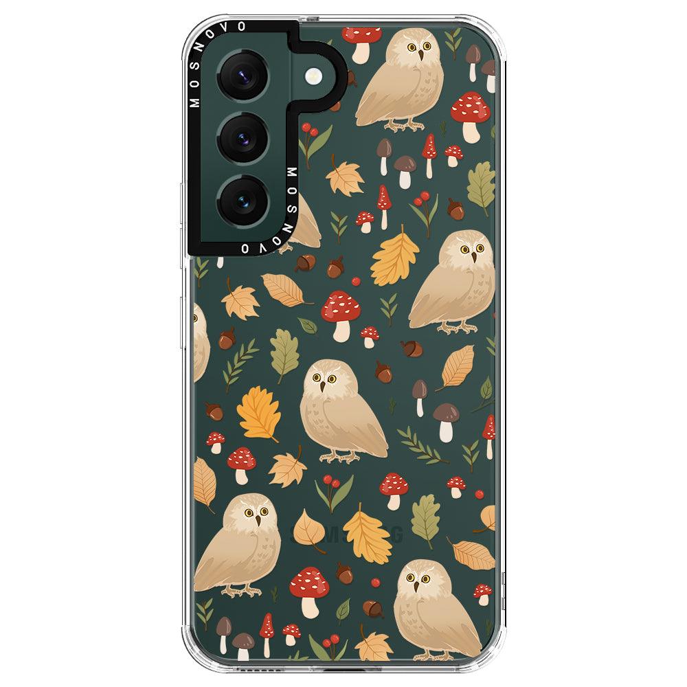 Autumn Owl Phone Case - Samsung Galaxy S22 Case - MOSNOVO