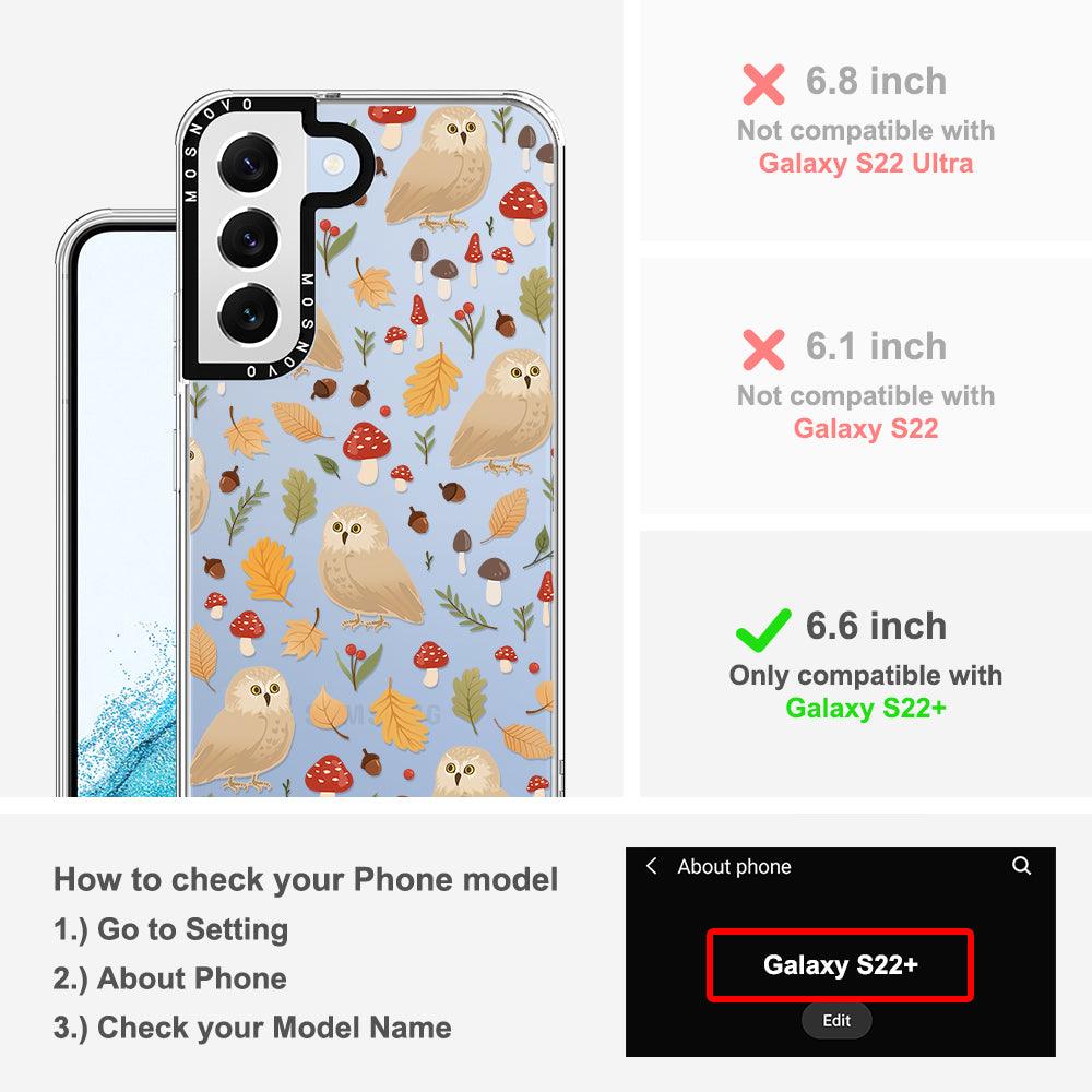 Autumn Owl Phone Case - Samsung Galaxy S22 Plus Case - MOSNOVO