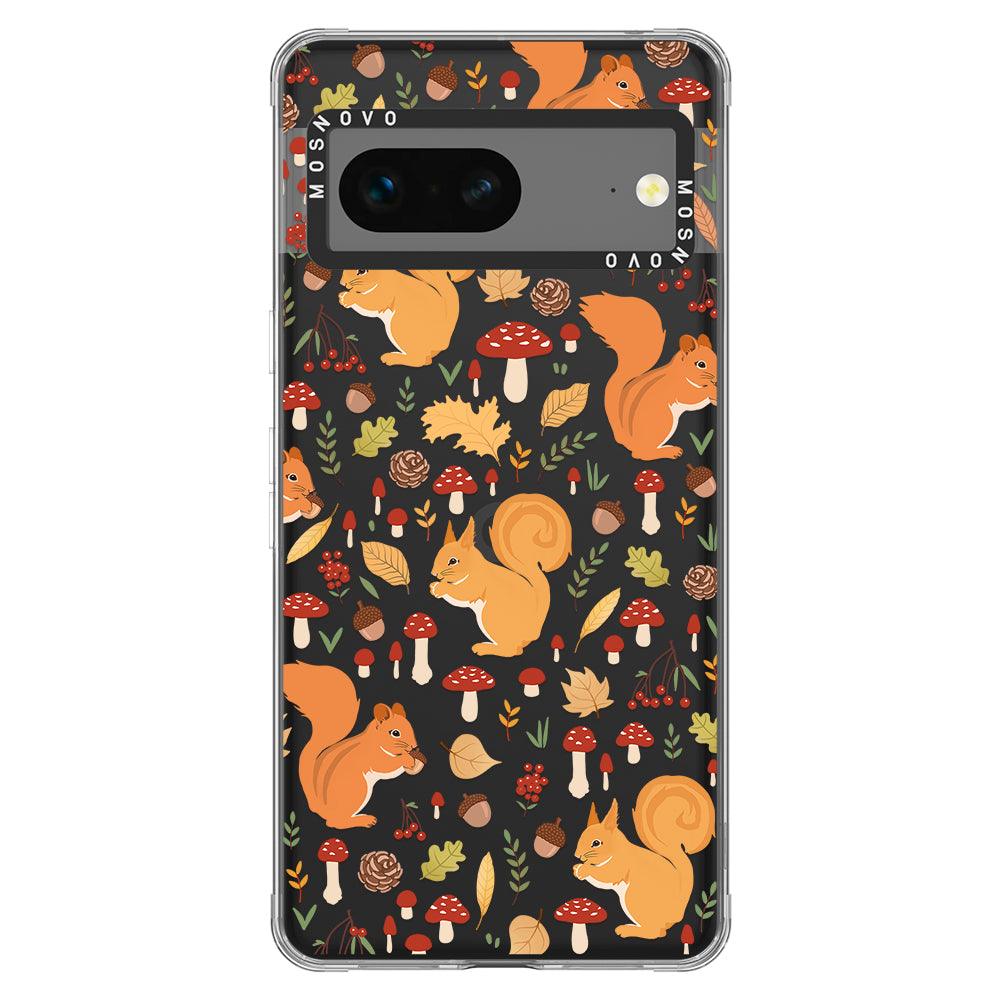Autumn Squirrel Phone Case - Google Pixel 7 Case - MOSNOVO