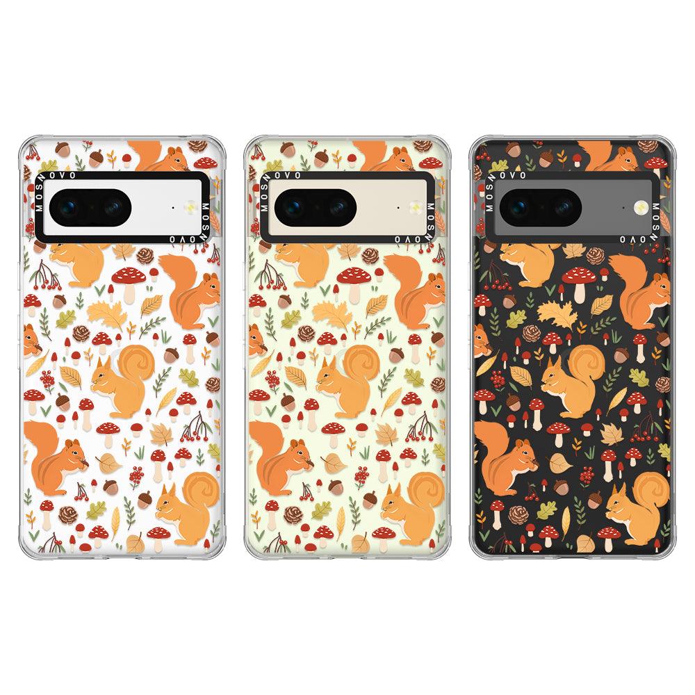 Autumn Squirrel Phone Case - Google Pixel 7 Case - MOSNOVO