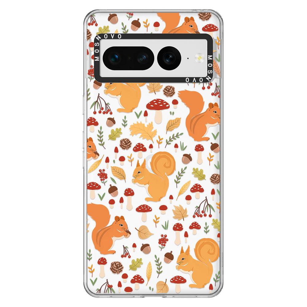 Autumn Squirrel Phone Case - Google Pixel 7 Pro Case - MOSNOVO