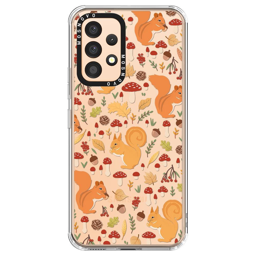 Autumn Squirrel Phone Case - Samsung Galaxy A53 Case - MOSNOVO