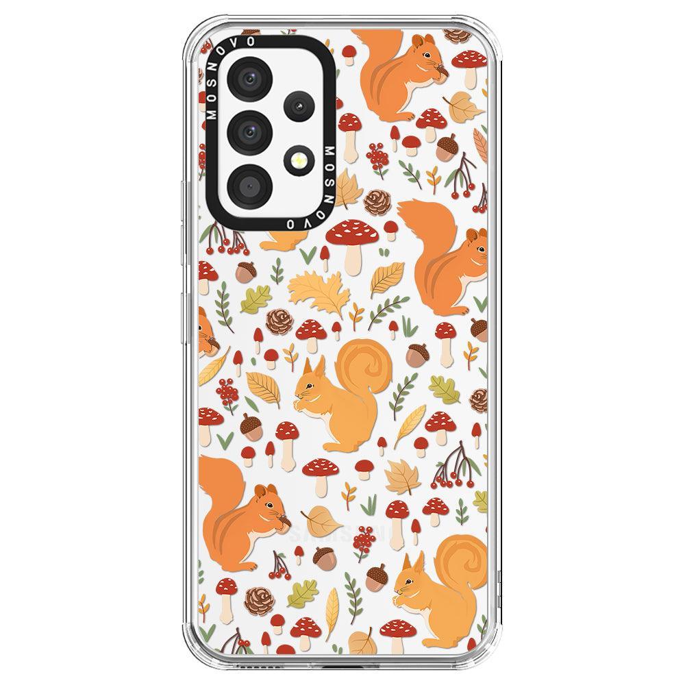 Autumn Squirrel Phone Case - Samsung Galaxy A53 Case - MOSNOVO