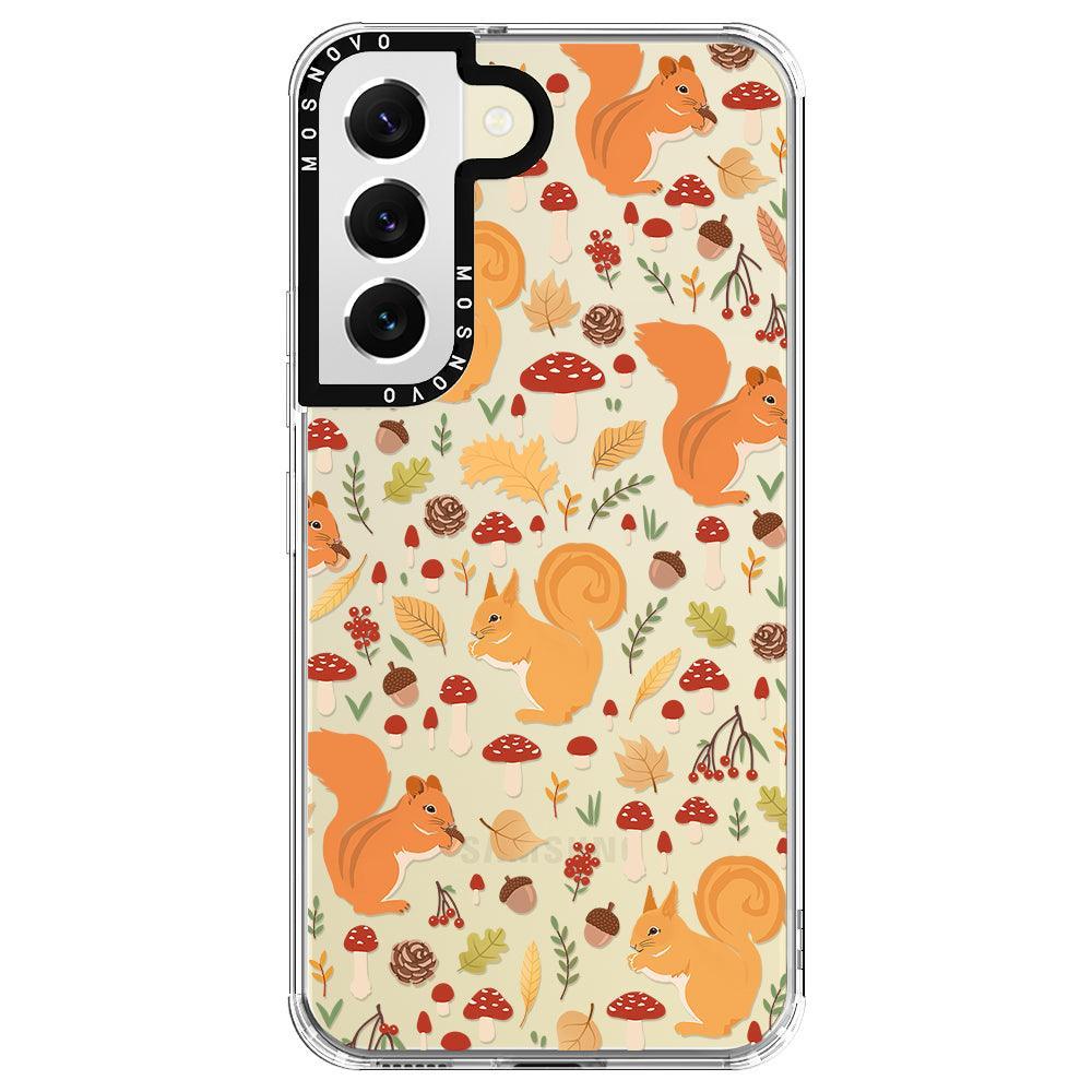 Autumn Squirrel Phone Case - Samsung Galaxy S22 Case - MOSNOVO