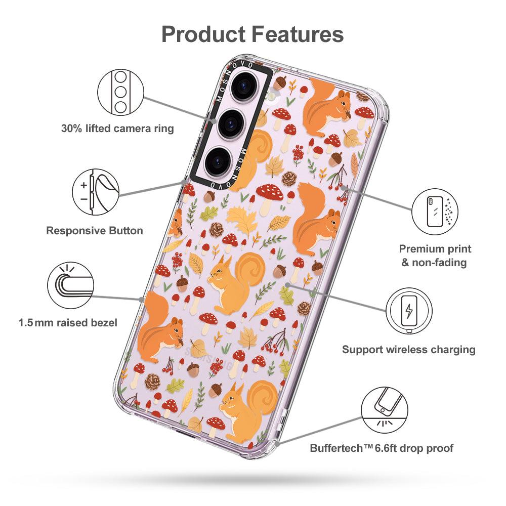 Autumn Squirrel Phone Case - Samsung Galaxy S23 Case - MOSNOVO