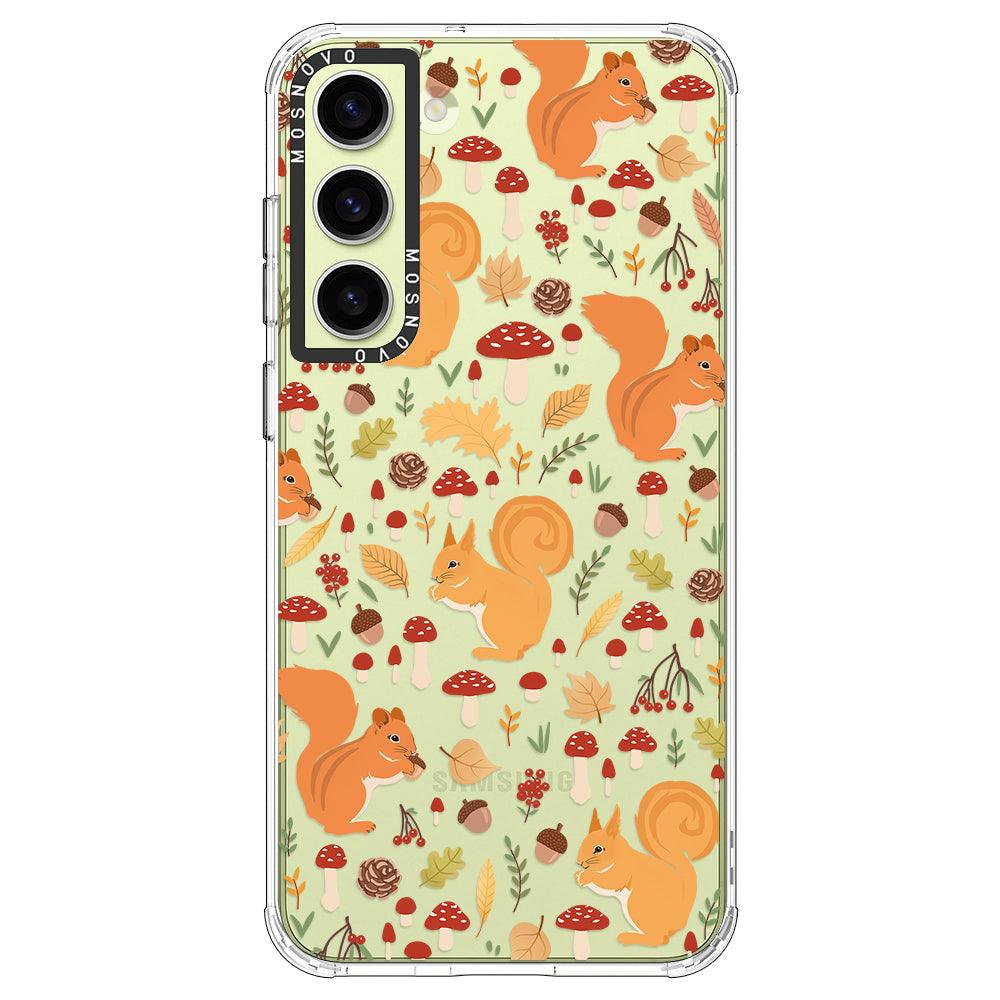 Autumn Squirrel Phone Case - Samsung Galaxy S23 Plus Case - MOSNOVO