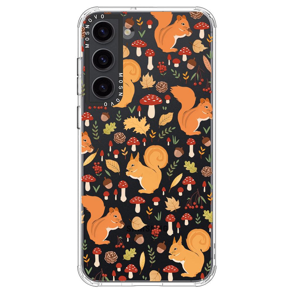 Autumn Squirrel Phone Case - Samsung Galaxy S23 Plus Case - MOSNOVO