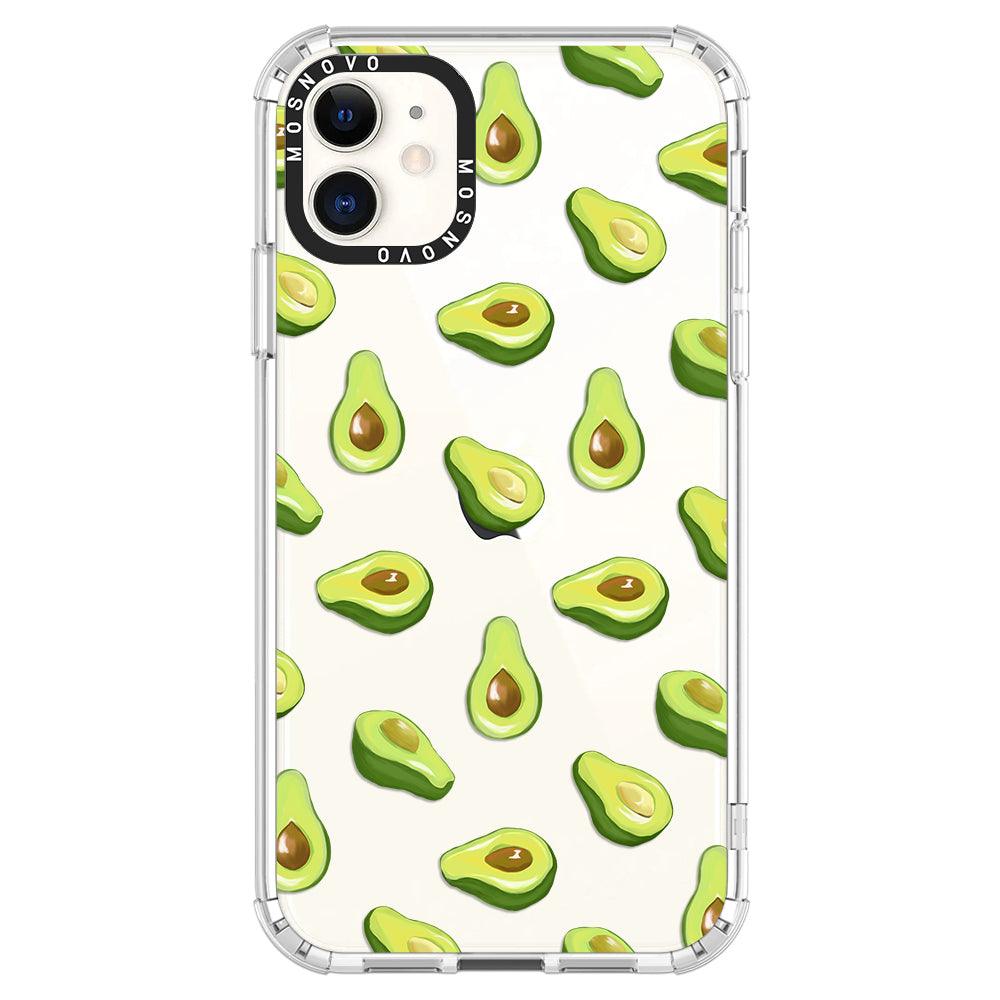 Fleshy Avocado Phone Case - iPhone 11 Case - MOSNOVO