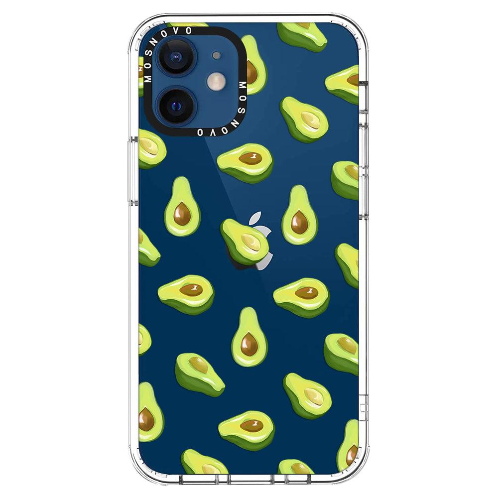 Fleshy Avocado Phone Case - iPhone 12 Case - MOSNOVO