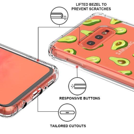 Fleshy Avocado Phone Case - Samsung Galaxy S10e Case - MOSNOVO