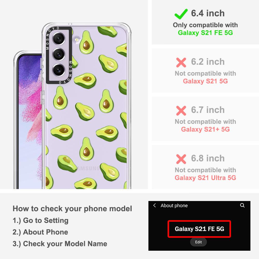Avocado Phone Case - Samsung Galaxy S21 FE Case - MOSNOVO
