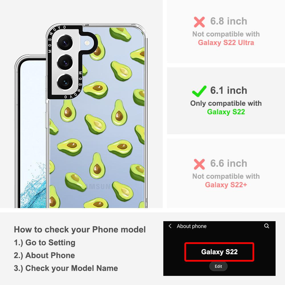 Avocado Phone Case - Samsung Galaxy S22 Case - MOSNOVO