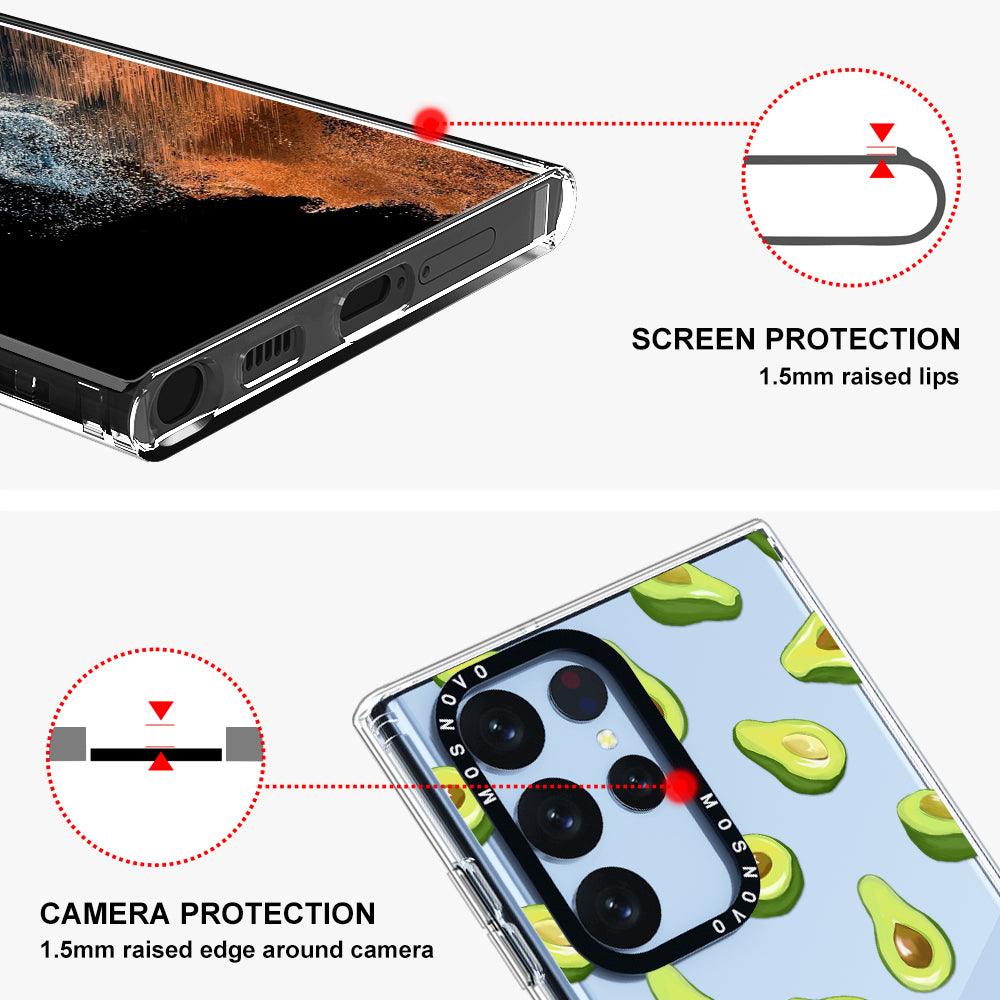 Avocado Phone Case - Samsung Galaxy S22 Ultra Case - MOSNOVO