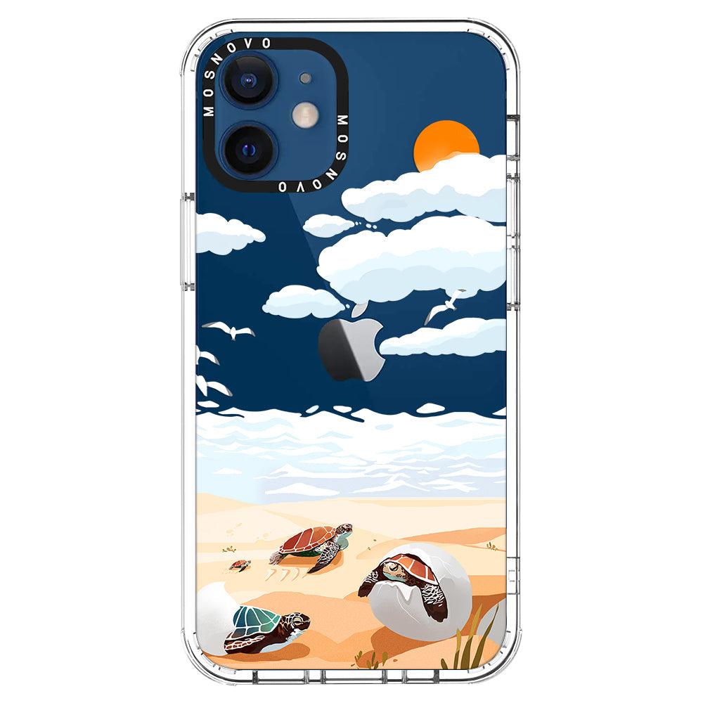 Baby Tortoise Phone Case - iPhone 12 Case - MOSNOVO