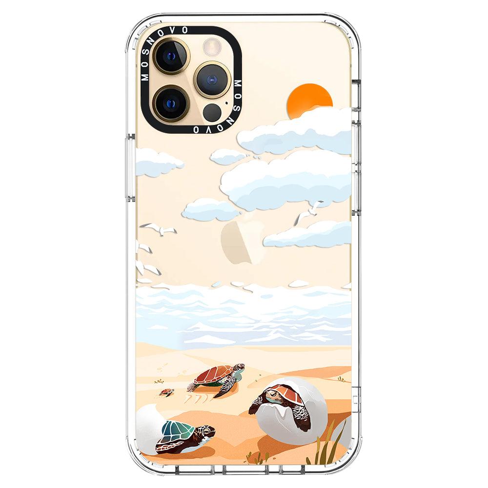 Baby Tortoise Phone Case - iPhone 12 Pro Max Case - MOSNOVO