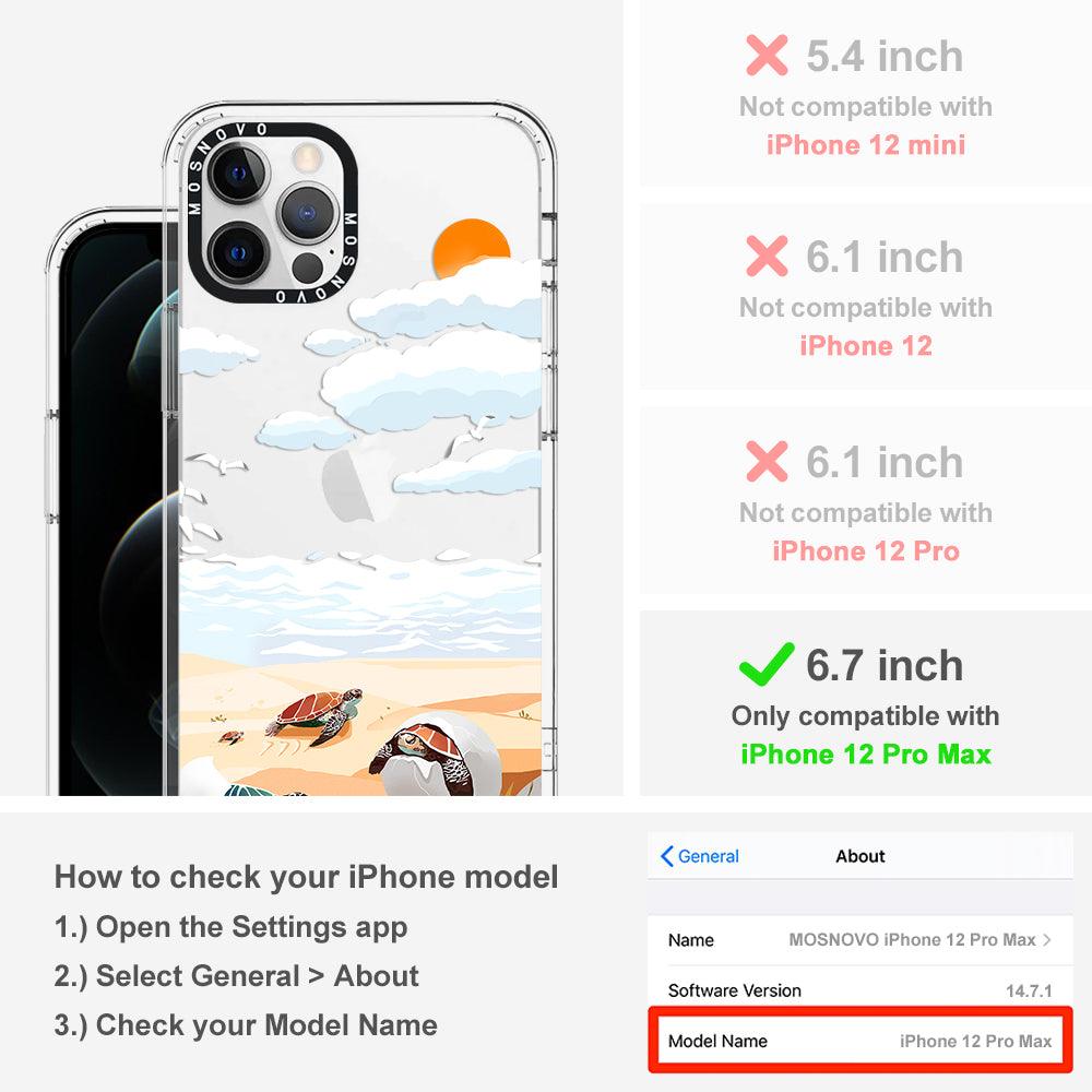 Baby Tortoise Phone Case - iPhone 12 Pro Max Case - MOSNOVO