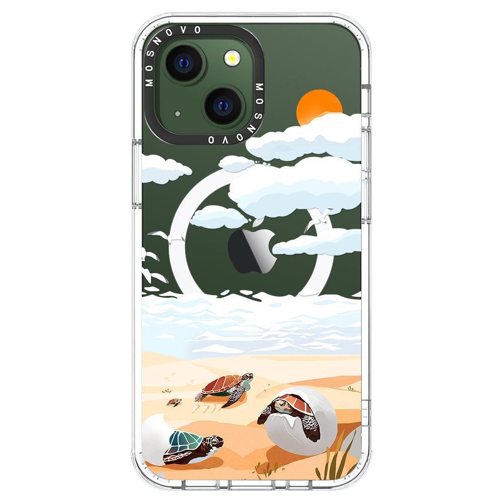 Baby Tortoise Phone Case - iPhone 13 Case - MOSNOVO