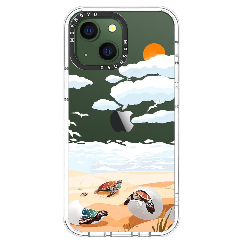Baby Tortoise Phone Case - iPhone 13 Case - MOSNOVO