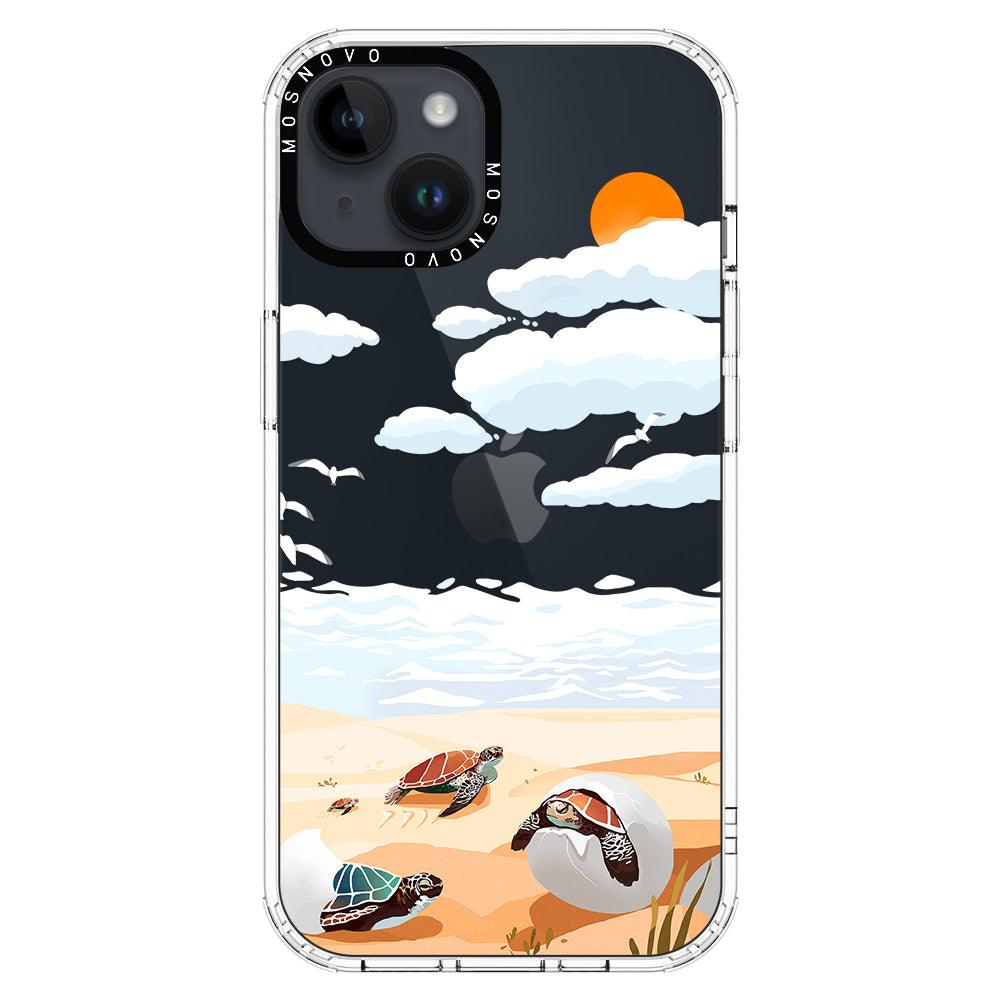 Baby Tortoise Phone Case - iPhone 14 Plus Case - MOSNOVO
