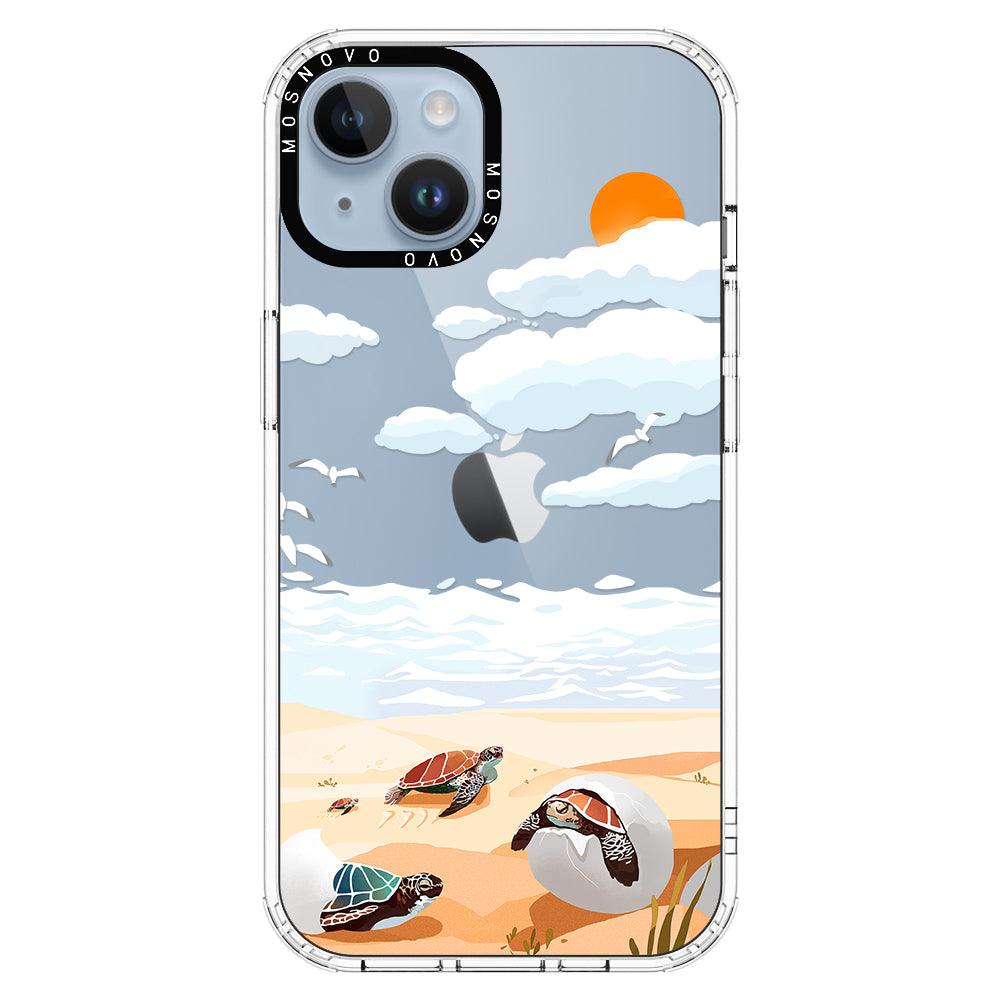 Baby Tortoise Phone Case - iPhone 14 Plus Case - MOSNOVO
