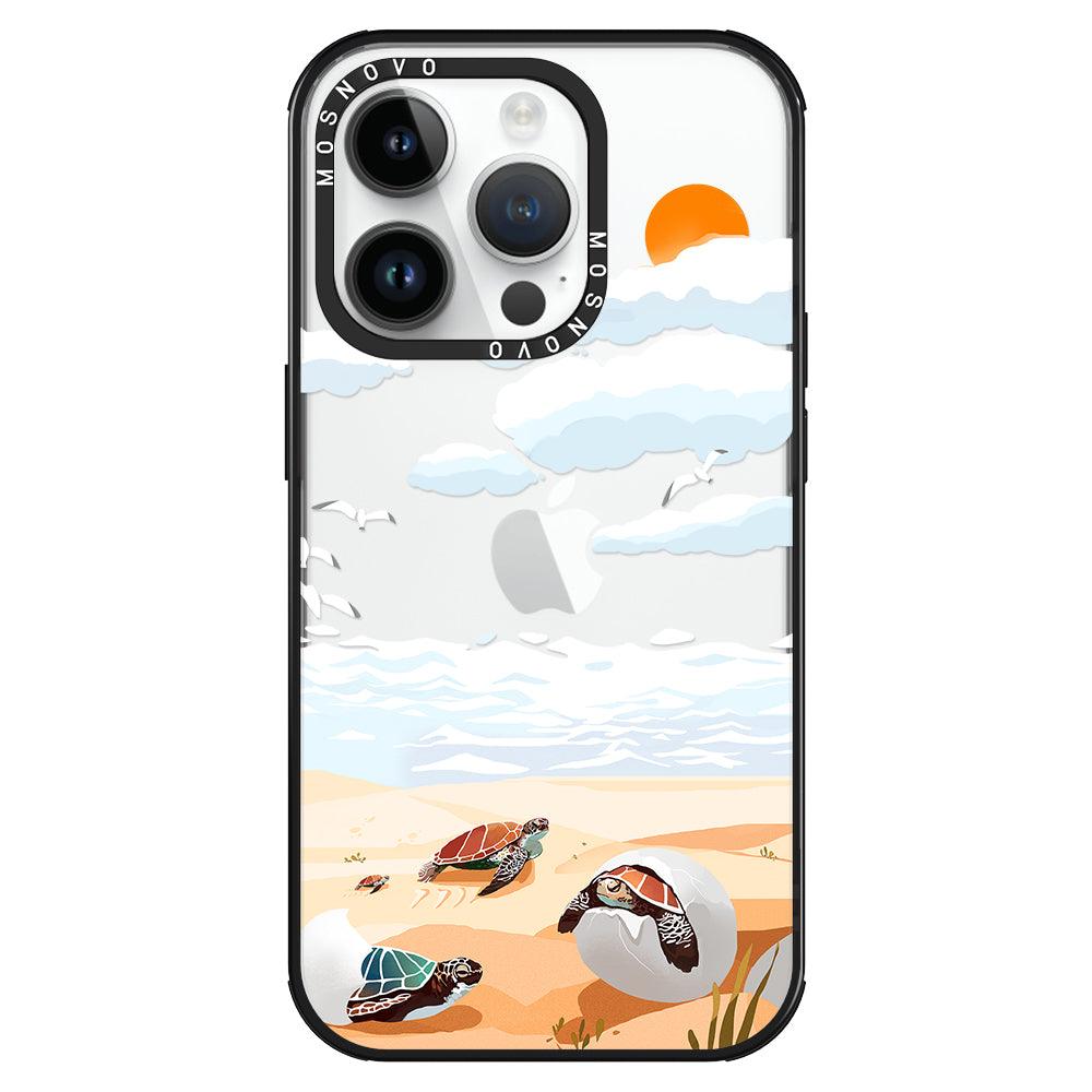 Baby Tortoise Phone Case - iPhone 14 Pro Case - MOSNOVO