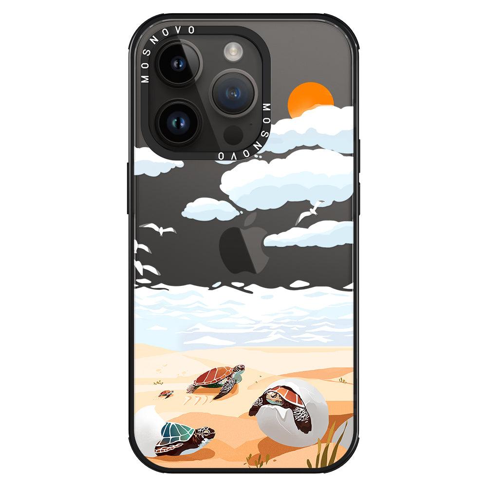 Baby Tortoise Phone Case - iPhone 14 Pro Case - MOSNOVO