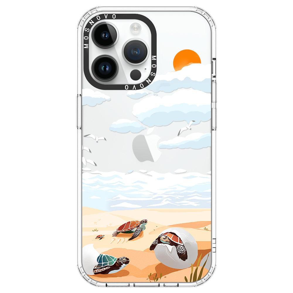 Baby Tortoise Phone Case - iPhone 14 Pro Max Case - MOSNOVO