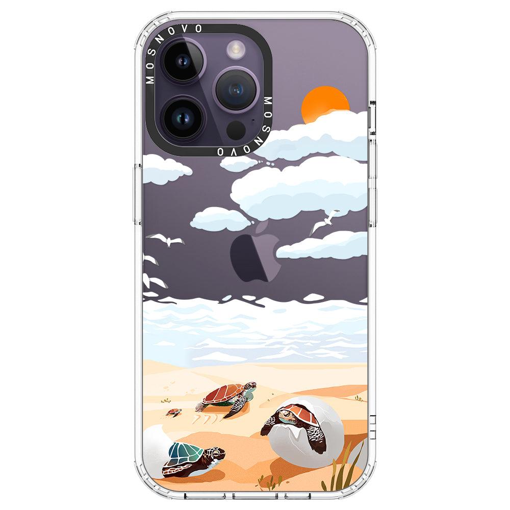 Baby Tortoise Phone Case - iPhone 14 Pro Max Case - MOSNOVO