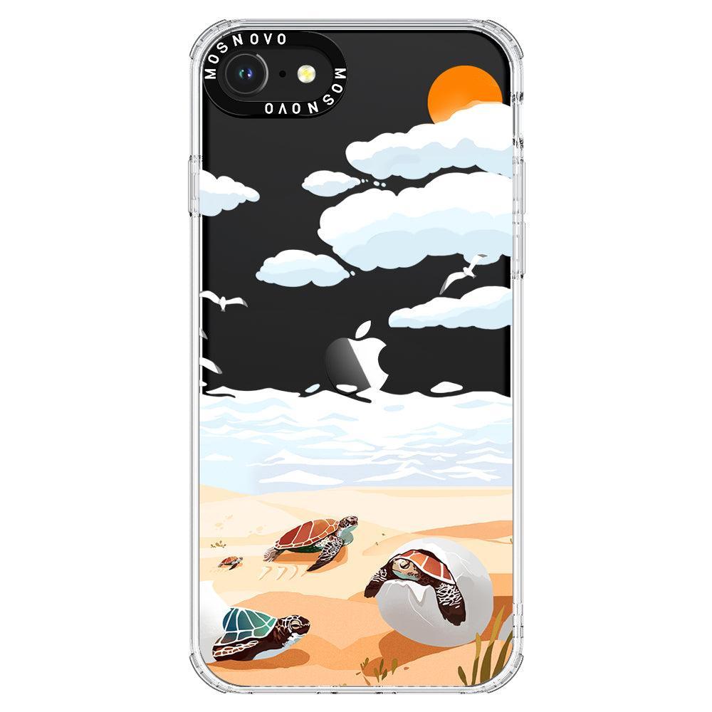 Baby Tortoise Phone Case - iPhone SE 2020 Case - MOSNOVO