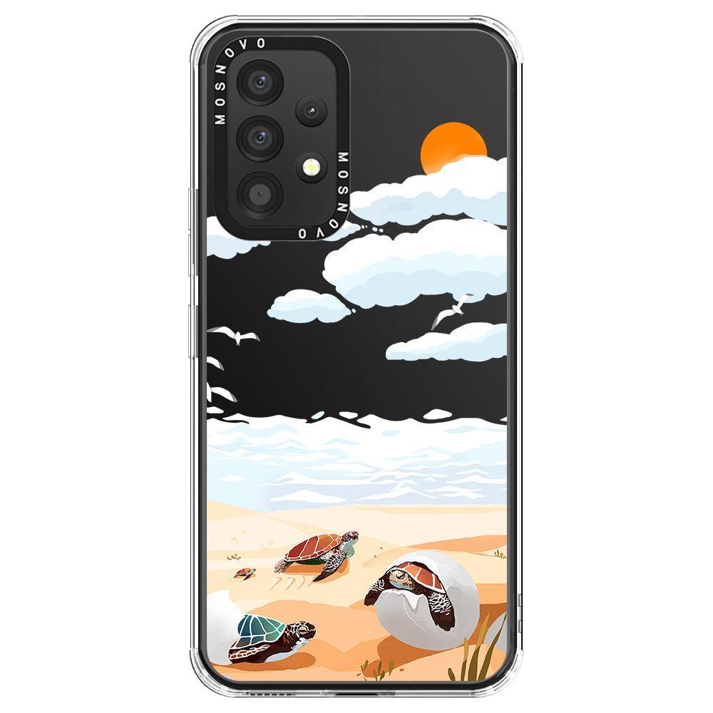 Baby Sea Turtle Phone Case - Samsung Galaxy A53 Case - MOSNOVO