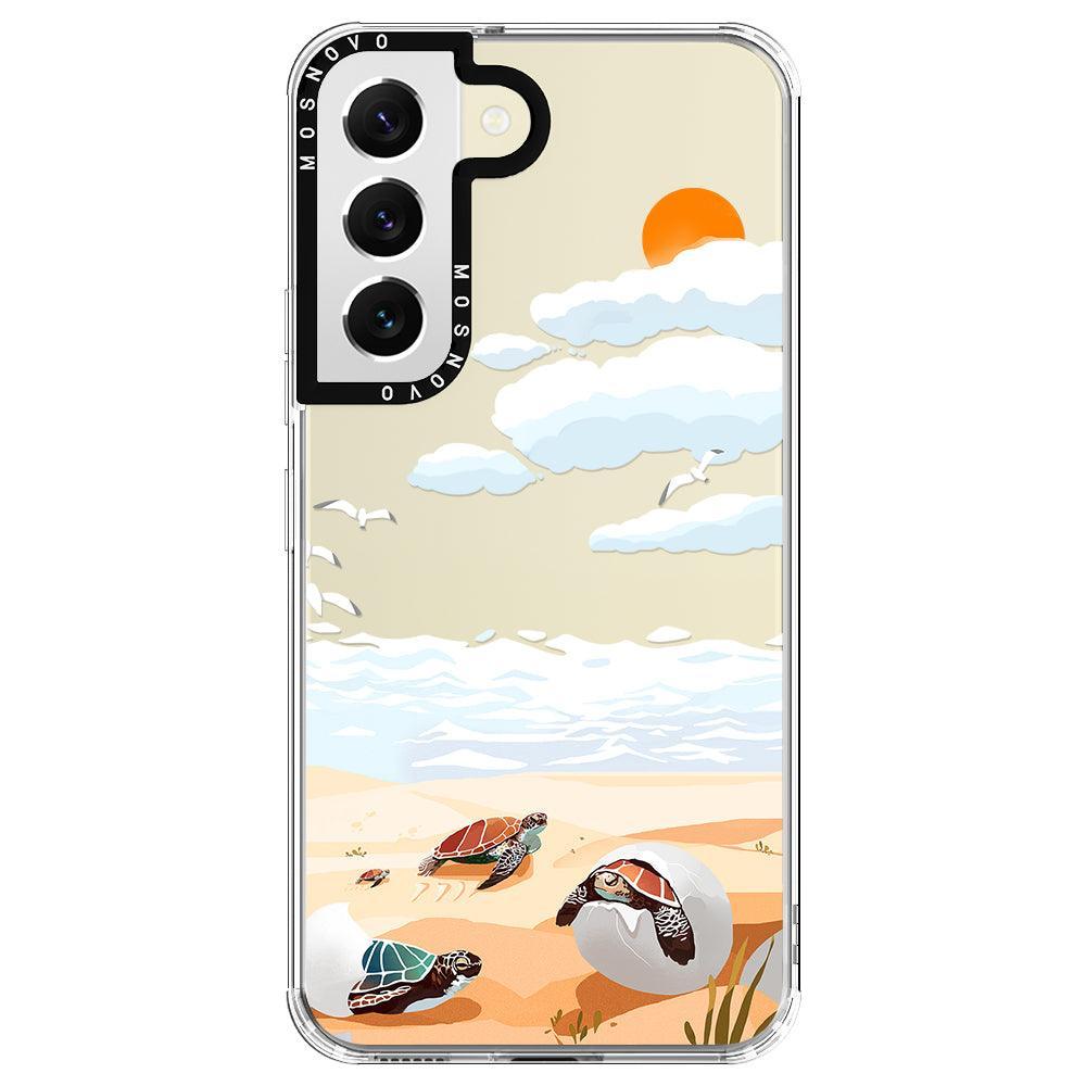 Baby Sea Turtle Phone Case - Samsung Galaxy S22 Case - MOSNOVO