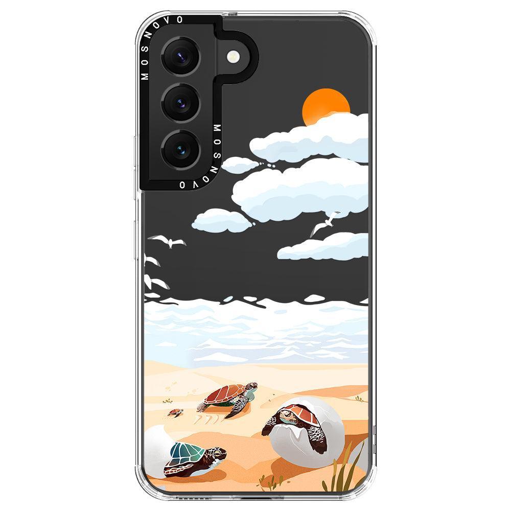 Baby Sea Turtle Phone Case - Samsung Galaxy S22 Case - MOSNOVO