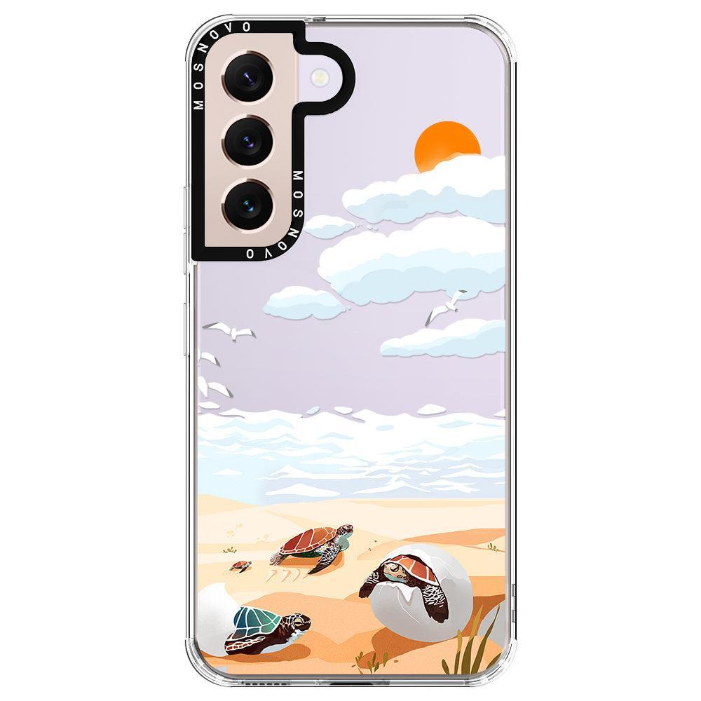 Baby Sea Turtle Phone Case - Samsung Galaxy S22 Plus Case - MOSNOVO