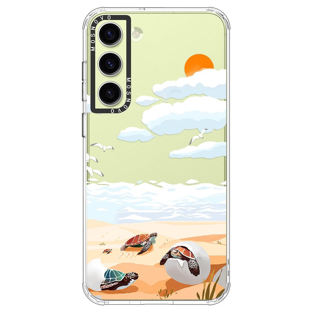 Baby Sea Turtle Phone Case - Samsung Galaxy S23 Case - MOSNOVO