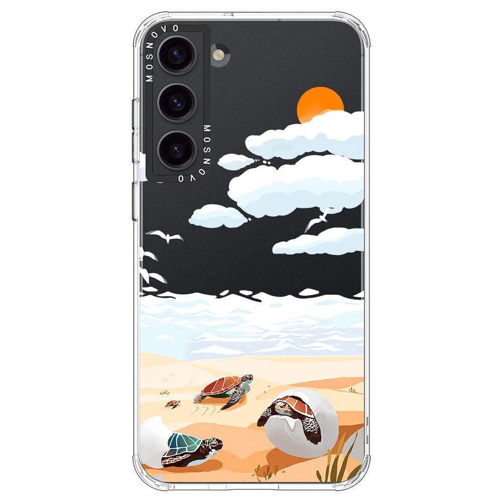Baby Sea Turtle Phone Case - Samsung Galaxy S23 Case - MOSNOVO