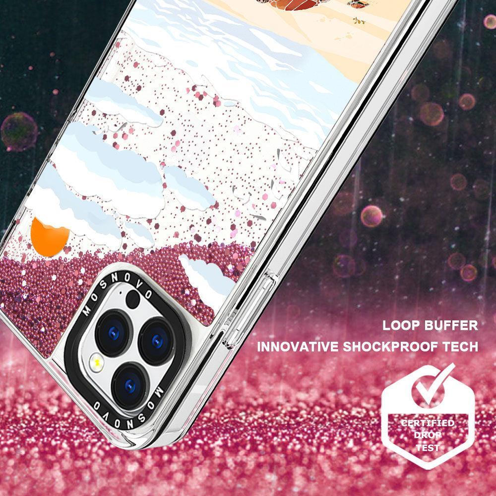 Baby Tortoise Glitter Phone Case - iPhone 13 Pro Max Case - MOSNOVO