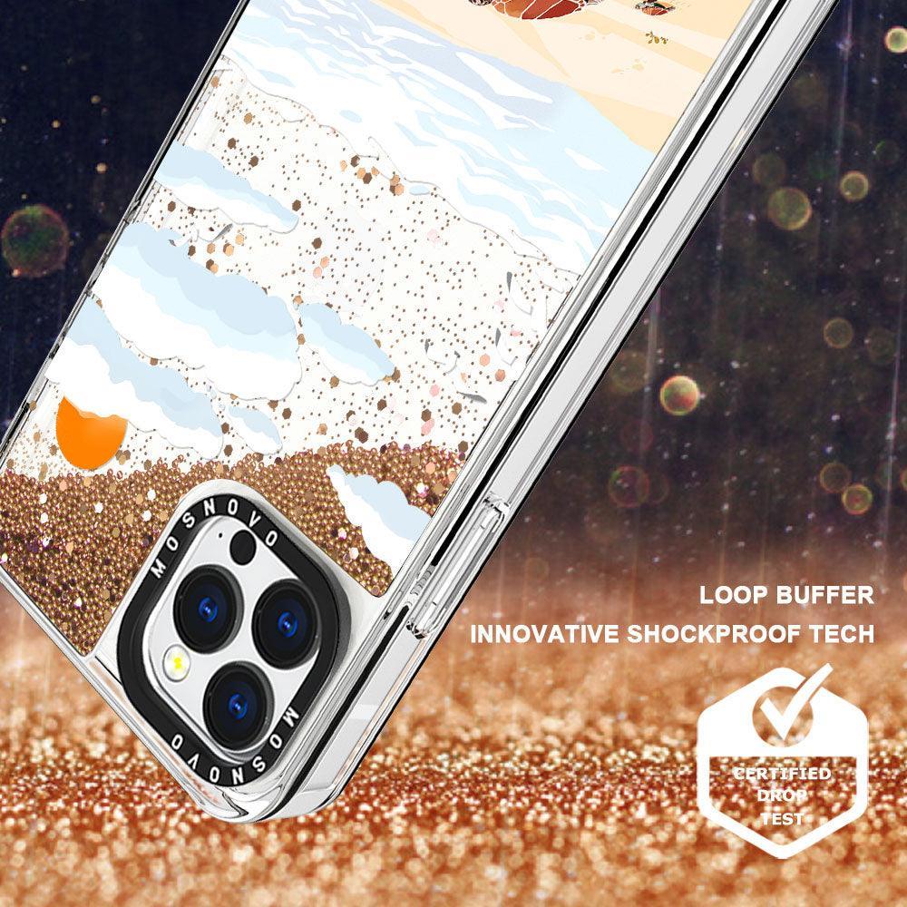 Baby Tortoise Glitter Phone Case - iPhone 13 Pro Max Case - MOSNOVO