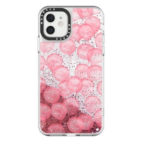 Ballons Glitter Phone Case - iPhone 12 Mini Case - MOSNOVO