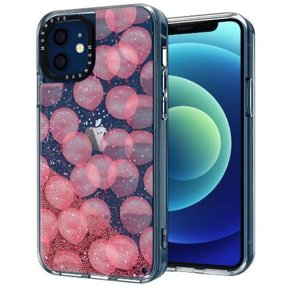 Ballons Glitter Phone Case - iPhone 12 Mini Case - MOSNOVO