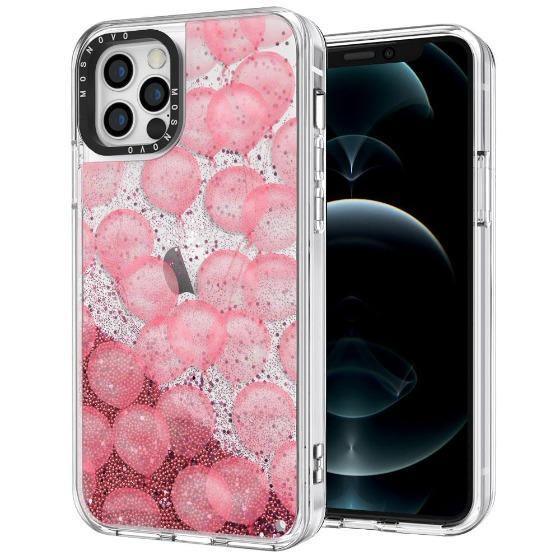 Ballons Glitter Phone Case - iPhone 12 Pro Max Case - MOSNOVO