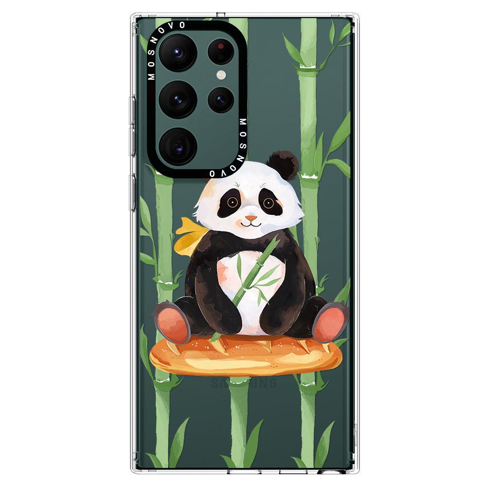 Bambo Panda Phone Case - Samsung Galaxy S22 Ultra Case - MOSNOVO